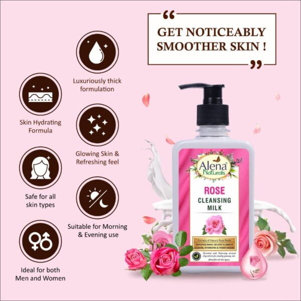 Rose Cleansing Milk - Alena Herbals